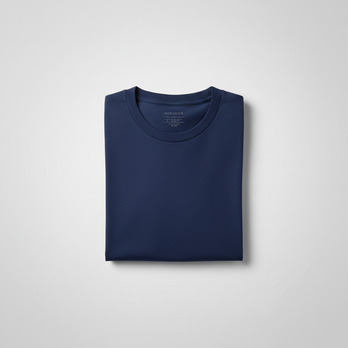 Men's navy blue classic t-shirt
